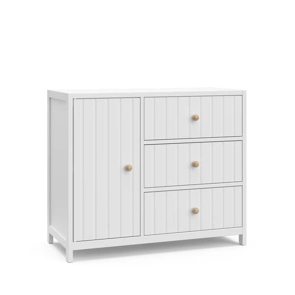 slide 2 of 50, Graco Teddi 3 Drawer Combo Dresser White