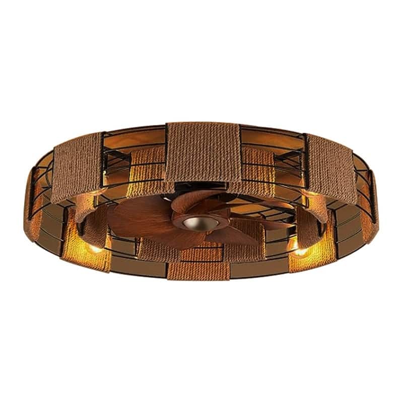 4 Bulb ceiling fans brozne flush mount copper best ceiling Light - N/A