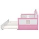preview thumbnail 34 of 34, Charming House-shaped Design Wooden Daybed with Fence, Trundle and Smart Sensor Lights, Twin size