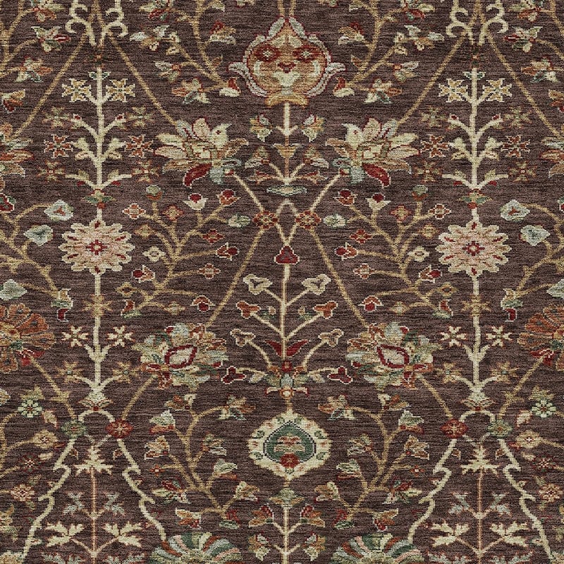 HomeRoots Floral Transitional Rectangle Outdoor Rug