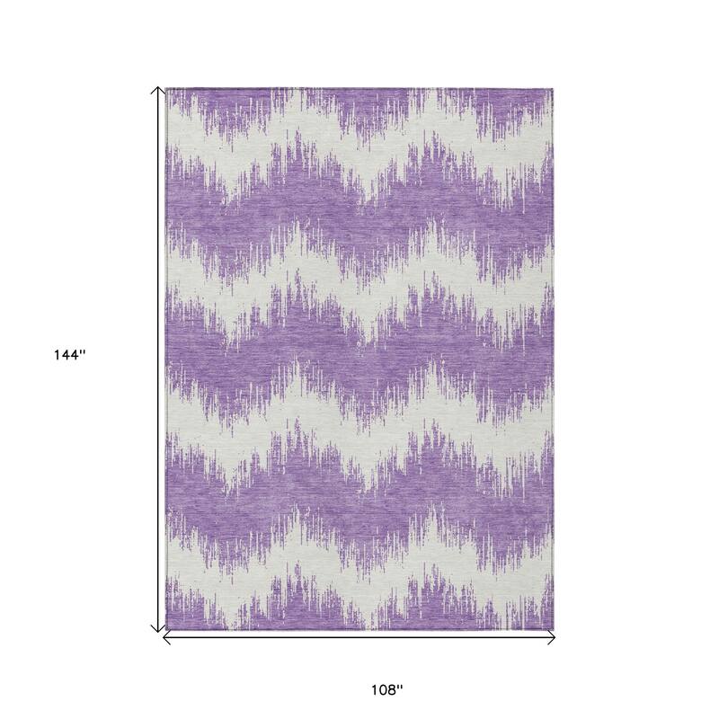 HomeRoots Chevron Transitional Rectangle Outdoor Rug