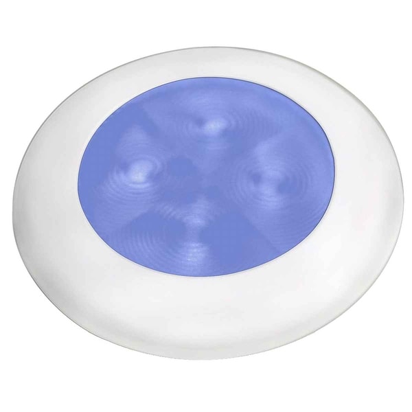 Hella Slim Line Courtesy Hi Intensity Blue White Bezel 12V - 980502241