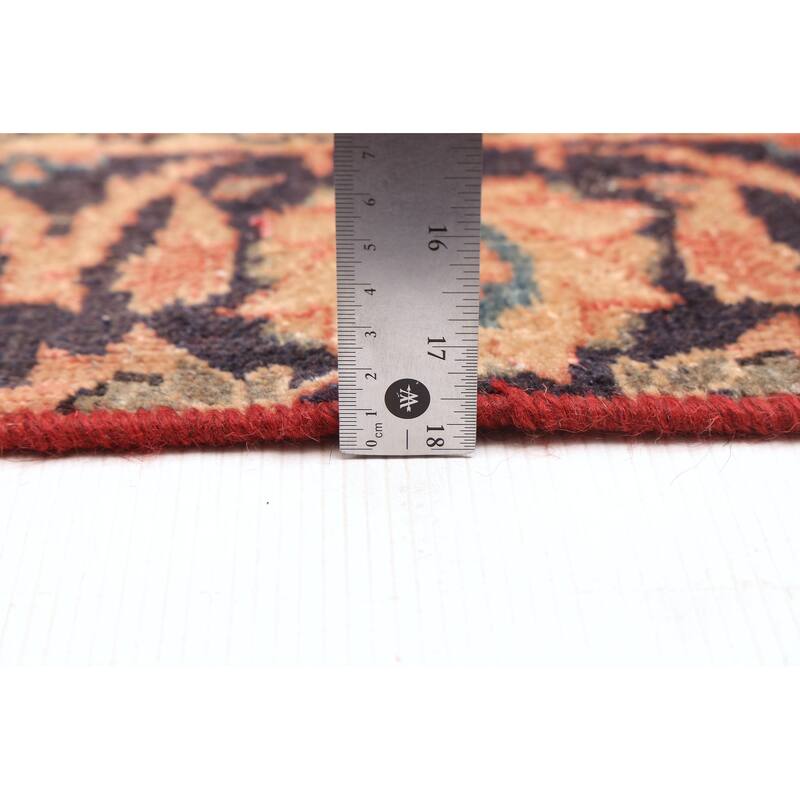 ECARPETGALLERY Hand-knotted Antalya Vintage Dark Copper Wool Rug - 3'8 x 6'3