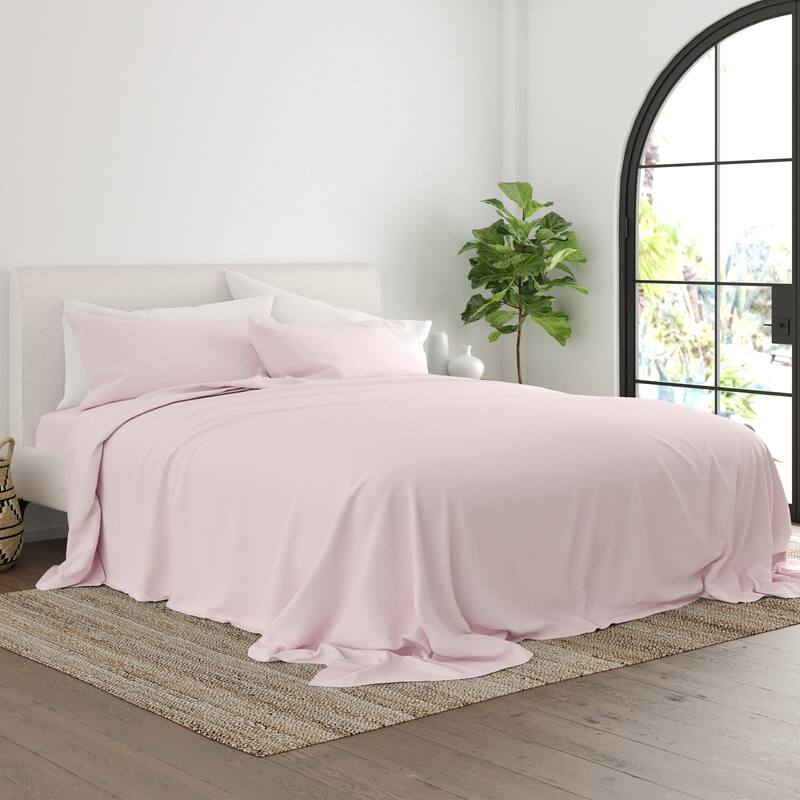 My Heart Pattern 4 Piece Deep Pocket Bed Sheet Set