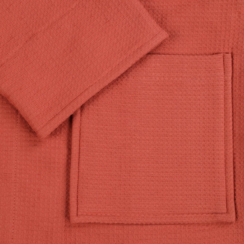 Superior Waffle Weave Cotton Soft Oversized Unisex Adult Bath Robe