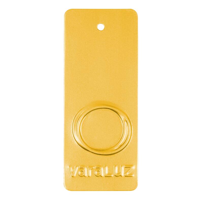 Varaluz Stopwatch Oval Powder Room Mirror - Gold