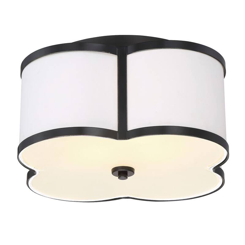 Bellevue 3 Light 16" Wide Flush Mount Drum Ceiling Fixture