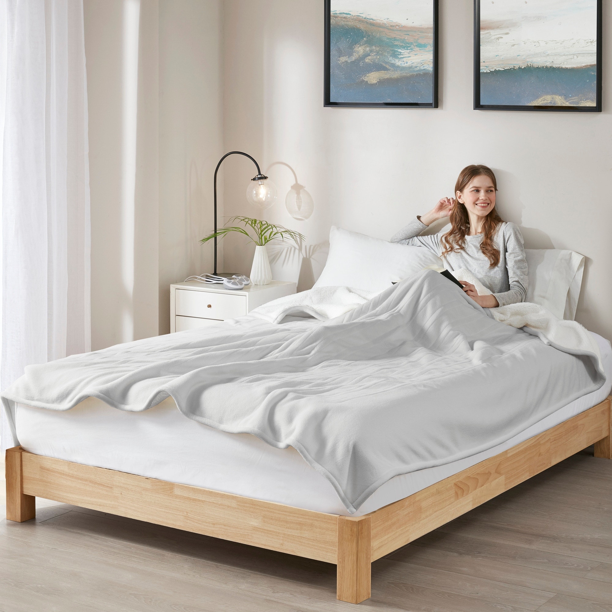 super king size electric blanket dual control argos