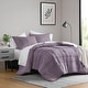 preview thumbnail 3 of 11, Chelsea Square Evans Pinch Pleated Soft Washed Boho Comforter Set