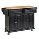 preview thumbnail 20 of 35, Simple Living Georgia Kitchen Cart