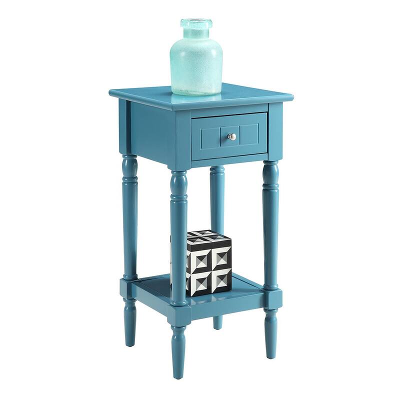 Convenience Concepts French Country Khloe 1 Drawer Accent Table with Shelf