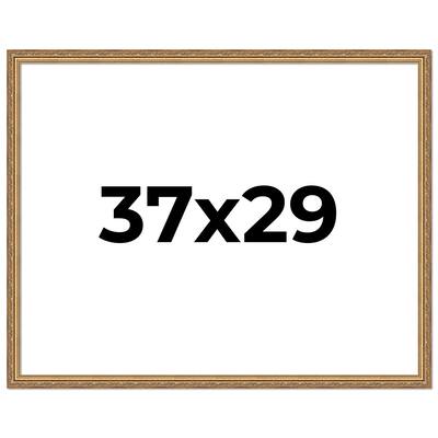 37x29 Frame Red Solid Wood Picture Frame Width 1.75 Inches | Interior Frame Depth 1 13/16 Inches