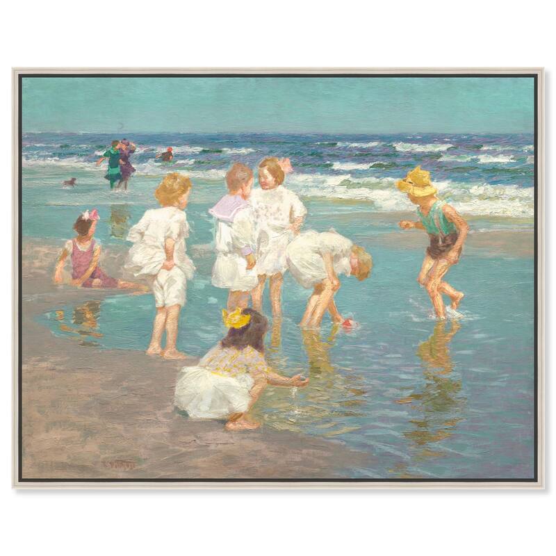 A Holiday Canvas by Art Remedy - Silver - 45" x 36"