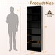 preview thumbnail 3 of 18, Gymax 2PCS 70'' all 6-Tier Bookcase w/ 6 Open Shelves Anti-Toppling
