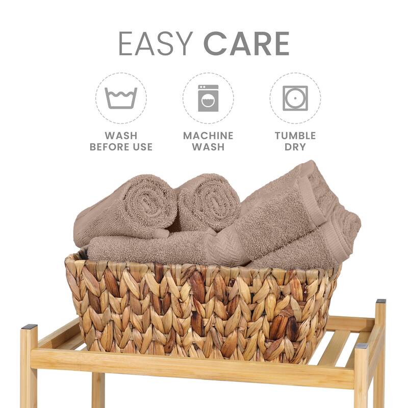 Martex 6 PC 100% Ringspun Cotton Towel Set Highly Absorbent & Soft