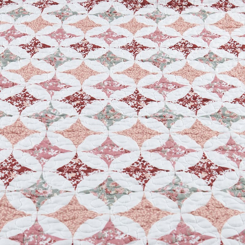 5 Piece Embroidered Daybed Cover Set with Bedskirt