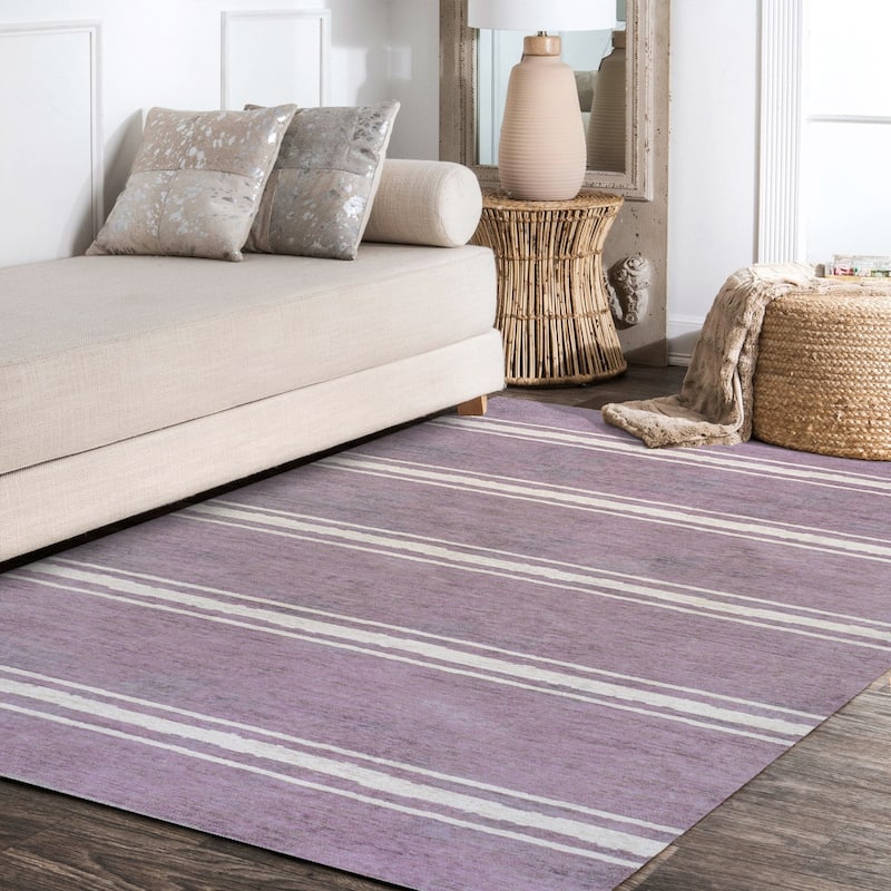 JONATHAN Y Vichy Bohemian Medallion Textured Weave Machine Washable Area Rug