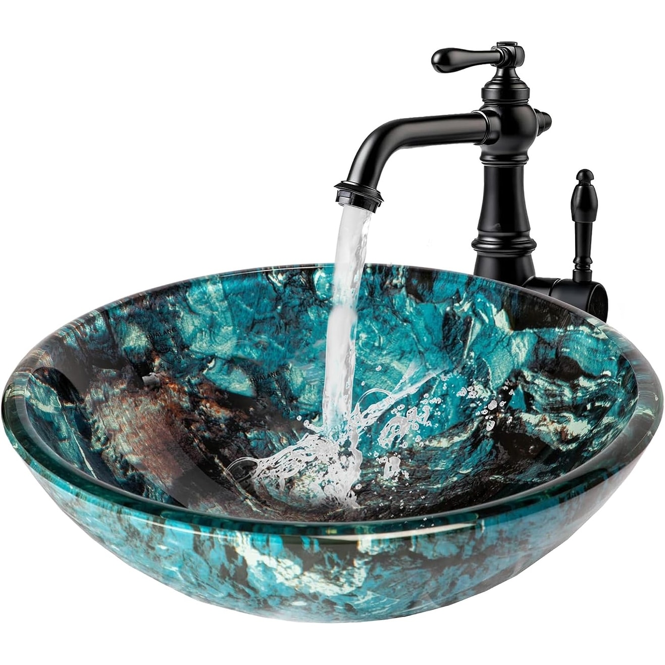 Eden Bath Cliffside Glass Vessel Sink