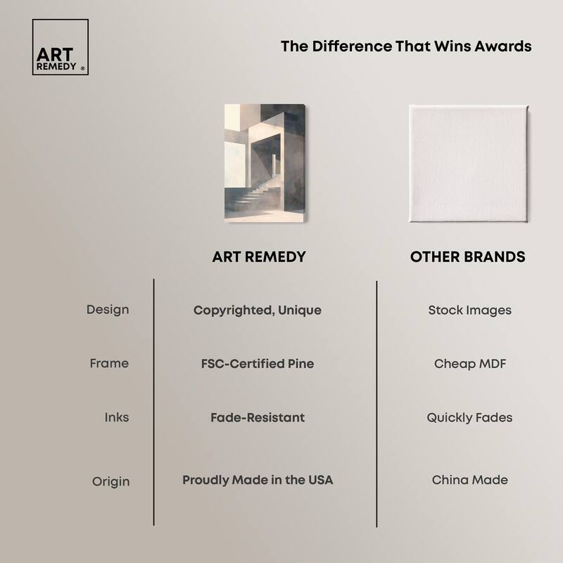 Stark Perspective Canvas by Art Remedy, Gallery Wrapped