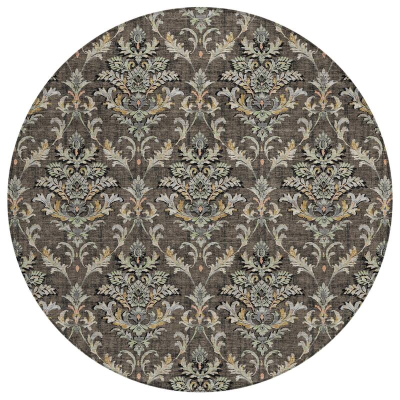 Machine Washable Indoor/ Outdoor Traditional Marrakesh Chantille Rug