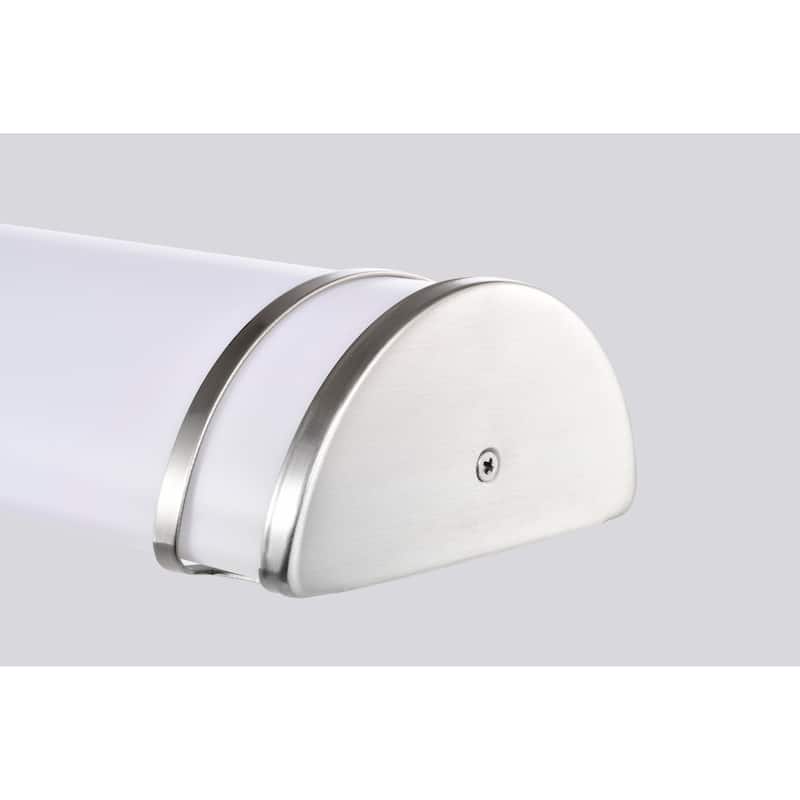 Glamour LED 49 inch Vanity Fixture Brushed Nickel Finish CCT Selectable 3K/4K/5K - Brushed Nickel