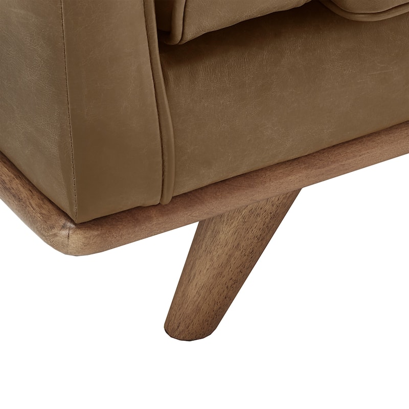 Gianella Oxford All Leather Sofa by iNSPIRE Q Modern