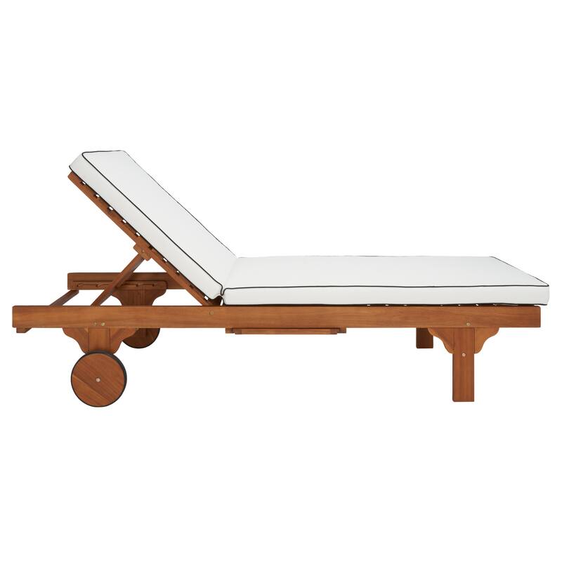 SAFAVIEH Iyanna Lounge Chair - 25 In. W x 80 In. D x 17-42 In. H - 25"W x 80"D x 17-42"H