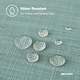 preview thumbnail 9 of 28, Tablecloth Solid Faux Linen Water Resistant Table Cover