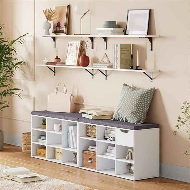 Shoe Bench - 11.8"D x 31.5"W x 18.9"H