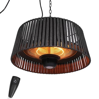 1500W Halogen Ceiling Mount Patio Heater with LED - Remote Control