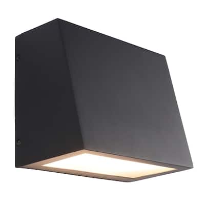 Modern LED Wall Sconces Light with Matte Black