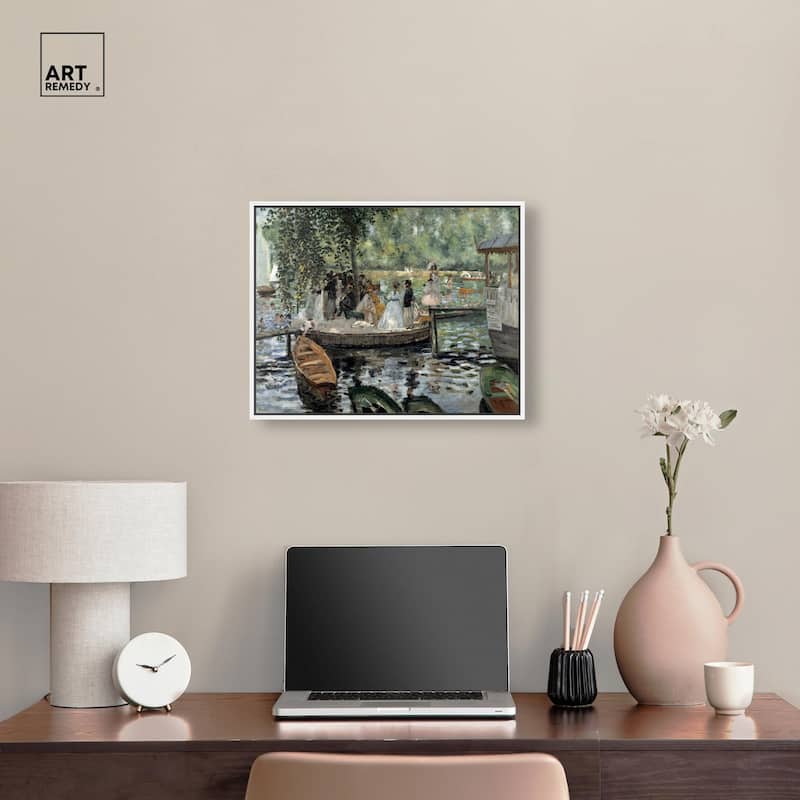 La Grenouillere 1869 Canvas by Art Remedy