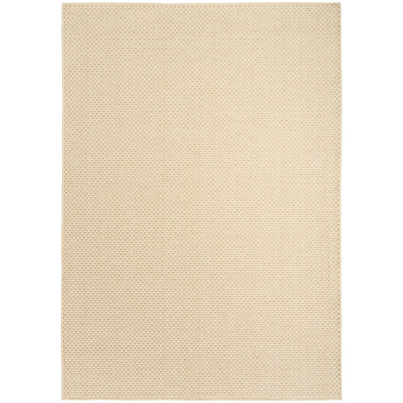 Nourison Tulum Indoor/Outdoor Solid Area Rug - 4' x 6' - Cream