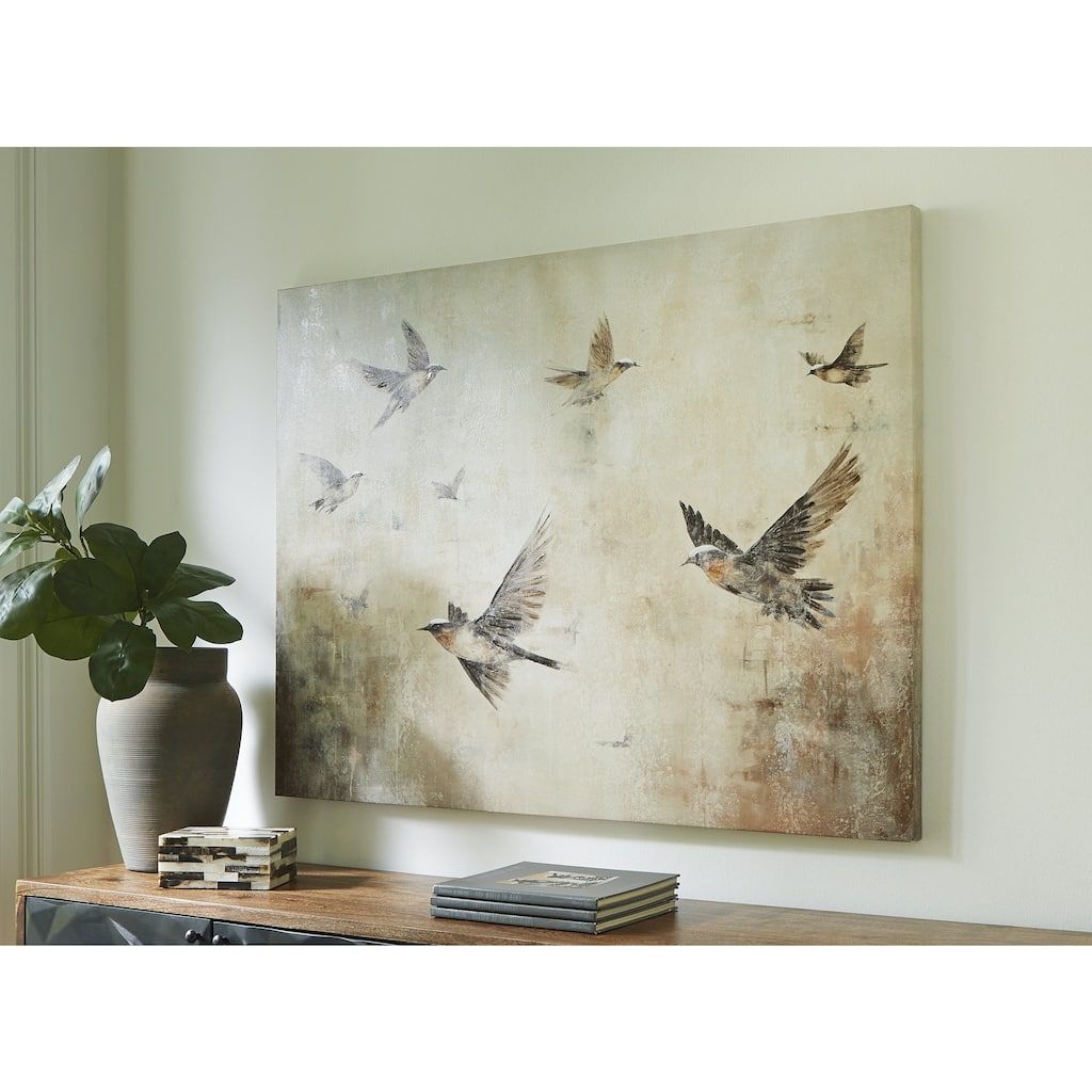 Signature Design by Ashley Collmund Grey/Brown Wall Art