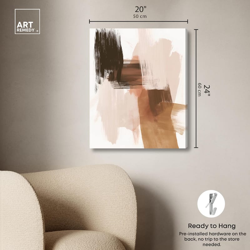 Mahogany Whispers Canvas by Art Remedy, Gallery Wrapped