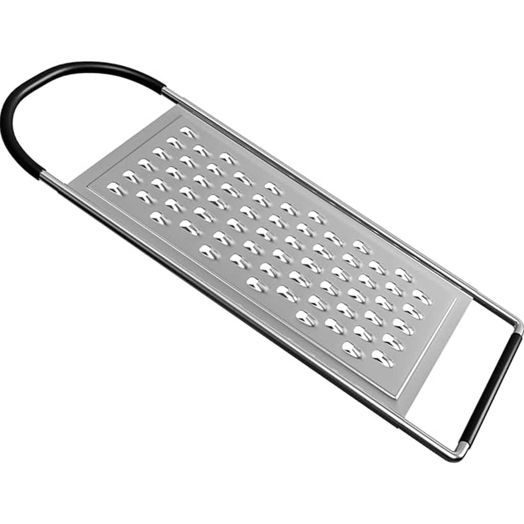 Extra Coarse Handheld Flat Grater Non-Slip Design, Stainless Steel for Effortless Grating of Vegetables, Cheese, and Eggs
