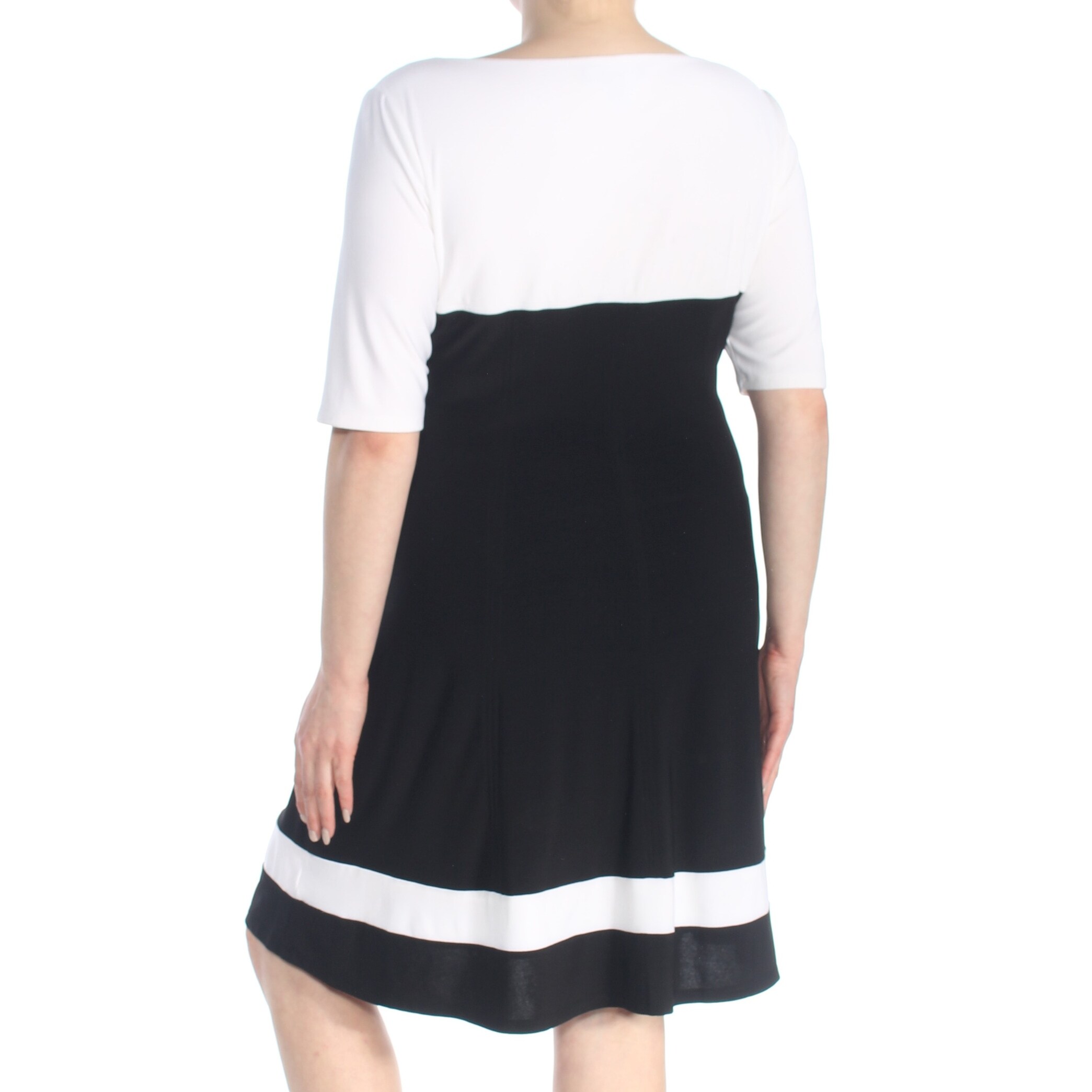 boat neck work dress
