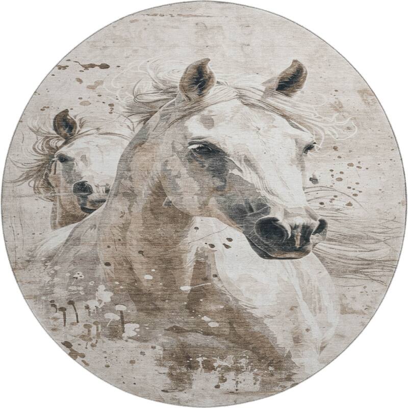 Premium Washable Super Soft Prince Horse Mayfield Rug