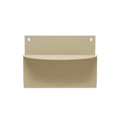 Decorative Hanging Metal Wall Magazine Shelf - 12.6"L x 9.5"W x 9.0"H
