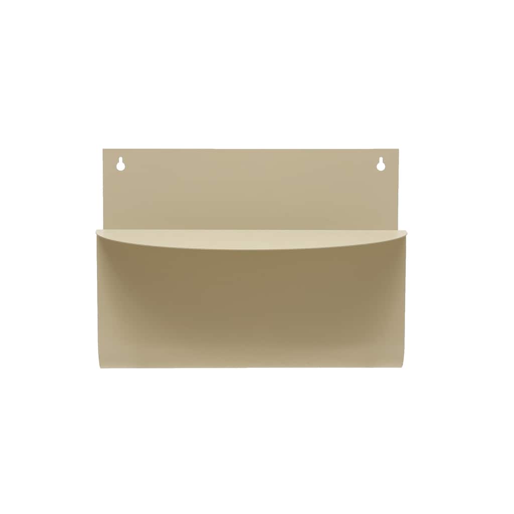Decorative Hanging Metal Wall Magazine Shelf - 12.6"L x 9.5"W x 9.0"H