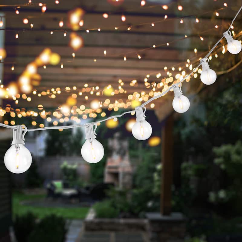 SAFAVIEH Lighting Chiera 10 FT Led Outdoor String Lights - White