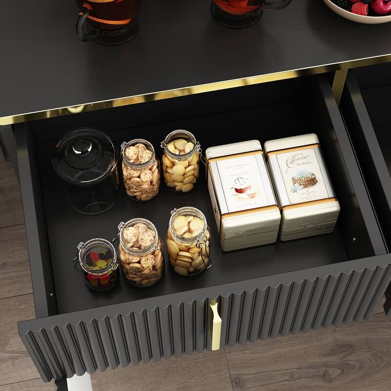 Timechee Kitchen Sideboard End Table Entry Accent Storage Cabinet