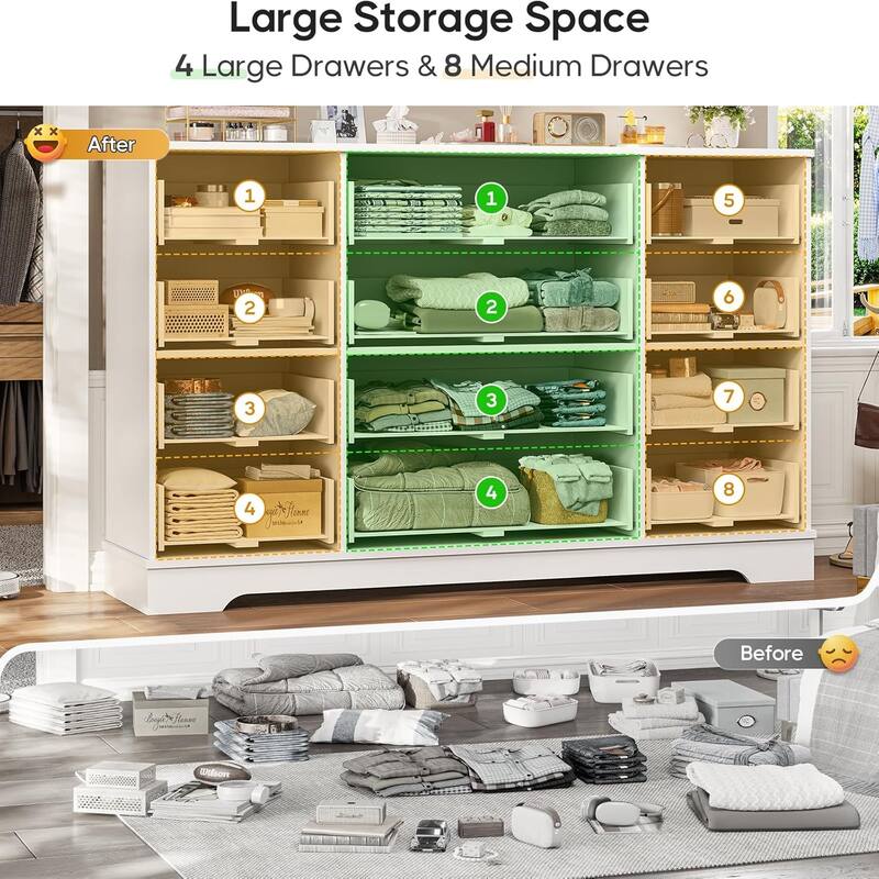 Dresser for Bedroom Dressers & Chests of Drawers Storage Organizer