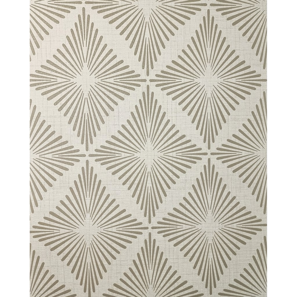 Fine Decor Denver Neutral Starburst Wallpaper