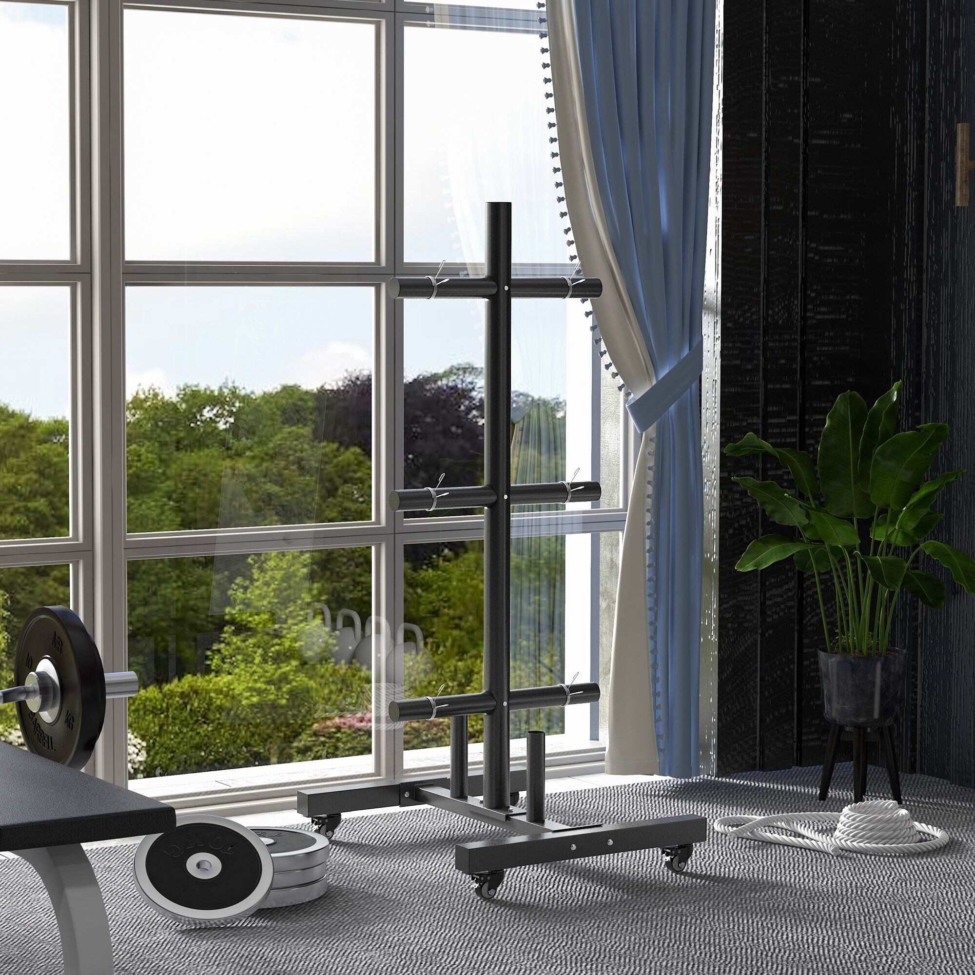 2 inch plate rack clearance