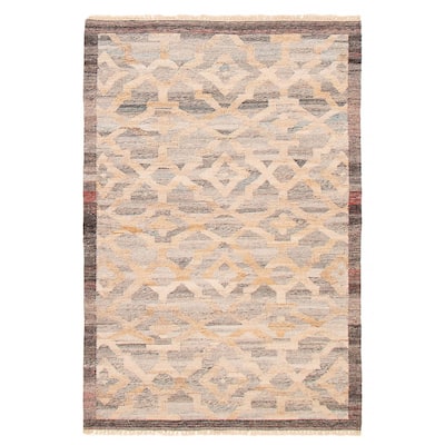 Ankara FW Beige Kilim 5'2" x 7'10" - 5'2 x 7'10