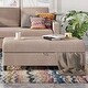 preview thumbnail 83 of 95, Futzca Modern L-shaped Convertible Sectional Sofa w/ Reversible Chaise