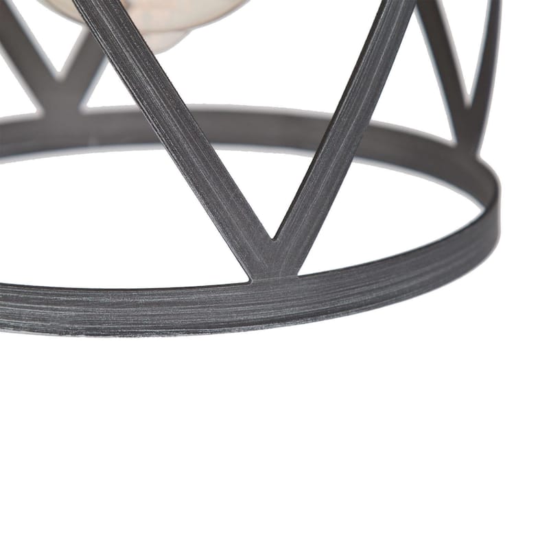 Modern Industrial 1-Light Cage Pendant Lights for Kitchen Island
