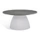 preview thumbnail 2 of 6, SAFAVIEH Couture Roseclaire Stone Drink Table (Fully Assembled) - 9.5 in. W x 9.5 in. D x 24 in. H