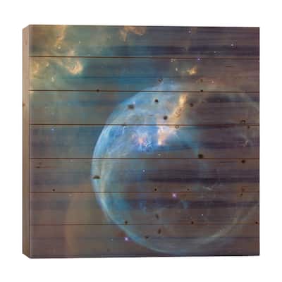 The Bubble Nebula (NGC 7635) Print On Wood by NASA - Multi-Color